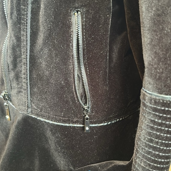 WHITE HOUSE BLACK MARKET MOTO STYLE JACKET SIZE MEDIUM - Picture 6 of 15